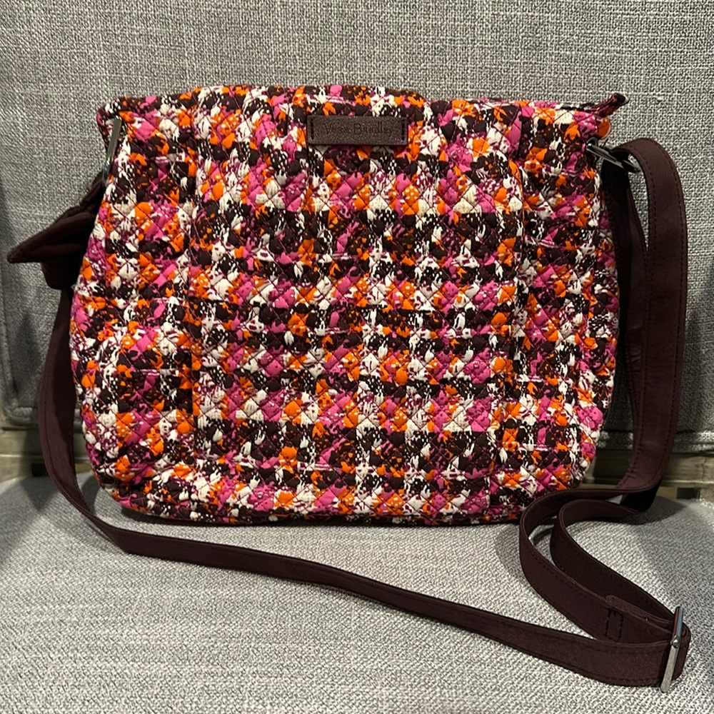 Vera Bradley Hadley Crossbody | Shoulder Bag Houndstooth Tweed Retired